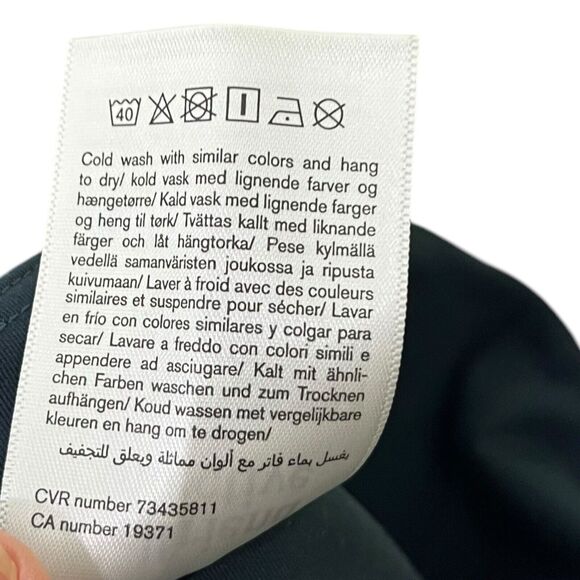 Girlfriend Collective Compressive Leggings Women’s Medium Navy Blue High Waist - Picture 10 of 11